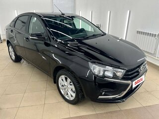 2021 Lada (ВАЗ) Vesta I, чёрный, 1159000 рублей, вид 1