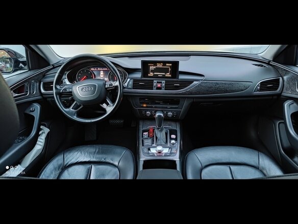 2015 Audi A6 IV (C7) Рестайлинг, чёрный - вид 5