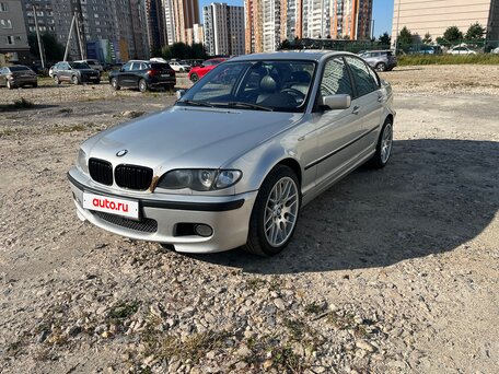 2002 BMW 3 серии 330xi IV (E46) Рестайлинг, серебристый, 700000 рублей, вид 3