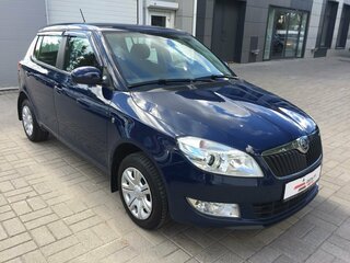 2013 Skoda Fabia II Рестайлинг, синий, 700000 рублей, вид 3