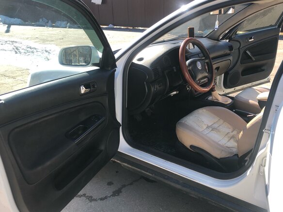 1999 Volkswagen Passat B5, белый, 300000 рублей - вид 7