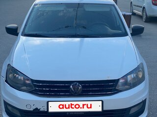 2015 Volkswagen Polo V Рестайлинг, белый, 485000 рублей, вид 1