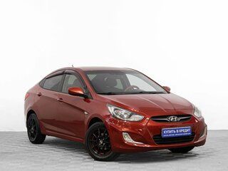 2011 Hyundai Solaris I, красный, 849000 рублей, вид 1