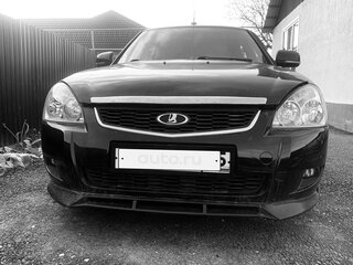 2014 Lada (ВАЗ) Priora I Рестайлинг, чёрный, 435000 рублей, вид 3