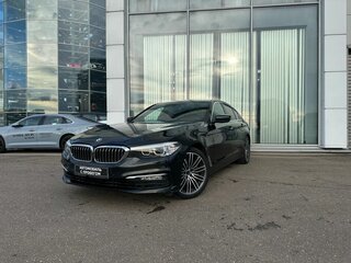 2017 BMW 5 серии 530i VII (G30/G31/G38), чёрный, 2594000 рублей, вид 2
