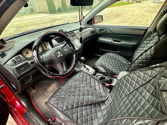 2006 Mitsubishi Lancer IX Рестайлинг, красный, 500000 рублей - вид 7