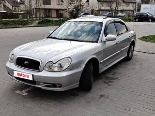 2002 Hyundai Sonata IV (EF) Рестайлинг, серебристый, 299999 рублей, вид 1