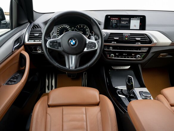 2018 BMW X3 30i xDrive III (G01), синий - вид 8