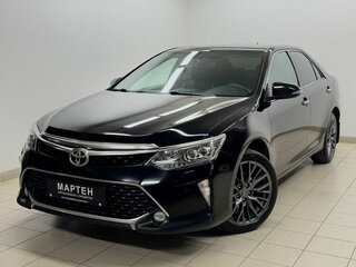 2017 Toyota Camry VII (XV50) Рестайлинг 2, чёрный, 2170000 рублей, вид 1