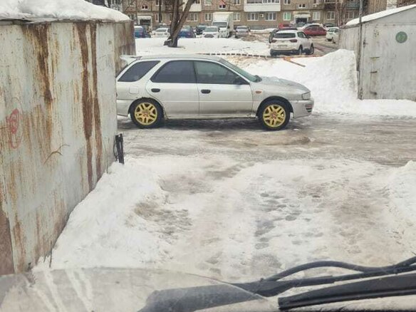 1997 Subaru Impreza I, серый, 350000 рублей - вид 7