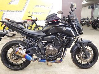 2019 Yamaha MT-07 (FZ-07), чёрный, 645000 рублей, вид 3