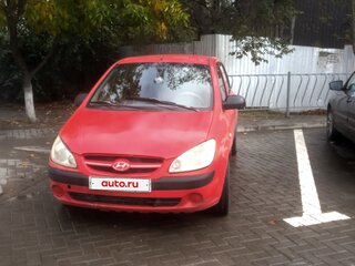 2008 Hyundai Getz I Рестайлинг, красный, 250000 рублей, вид 1
