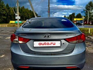 2013 Hyundai Elantra V (MD) Рестайлинг, серебристый, 575000 рублей, вид 4