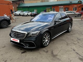 2019 Mercedes-Benz S-Класс 560 VI (W222, C217) Рестайлинг, серый, 5400000 рублей, вид 1