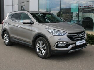 2016 Hyundai Santa Fe III Рестайлинг, бежевый, 1720000 рублей, вид 3