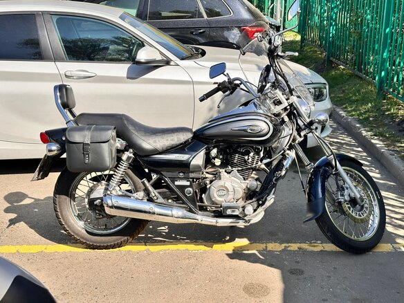 2017 Bajaj Avenger, чёрный, 180000 рублей - вид 6