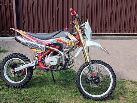 2017 Wels CRF 140, красный, 70000 рублей, вид 4