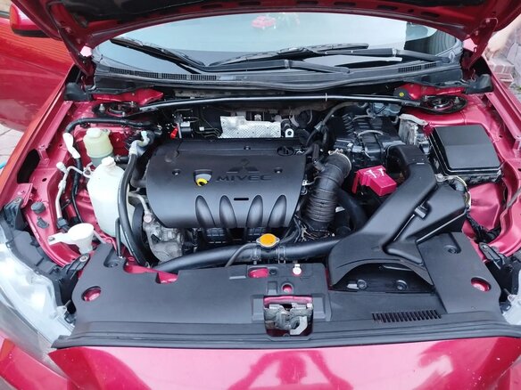 2008 Mitsubishi Lancer X, красный, 680000 рублей - вид 12