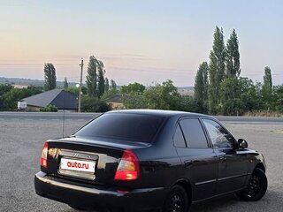 2009 Hyundai Accent ТагАЗ II, чёрный, 410000 рублей, вид 1