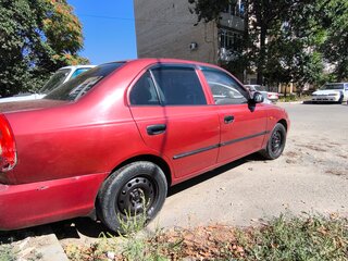 2006 Hyundai Accent ТагАЗ II, красный, 350000 рублей, вид 3