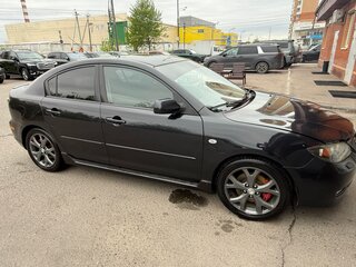 2008 Mazda 3 I (BK) Рестайлинг, чёрный, 1450000 рублей, вид 3