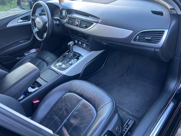 2015 Audi A6 IV (C7) Рестайлинг, чёрный - вид 6