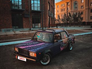 2003 Lada (ВАЗ) 2107, фиолетовый, 170000 рублей, вид 2