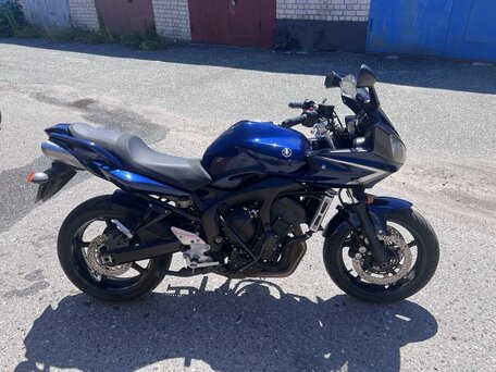 2008 Yamaha FZ6, синий, 500000 рублей, вид 1