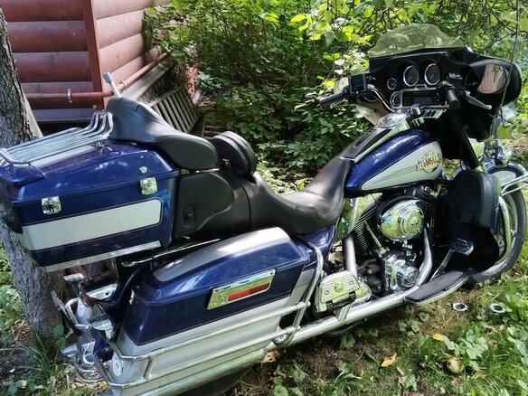 2005 Harley-Davidson Electra Glide Revival, синий, 720000 рублей - вид 5