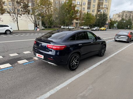 2016 Mercedes-Benz GLE 450 AMG I (W166), синий, 3700000 рублей, вид 4