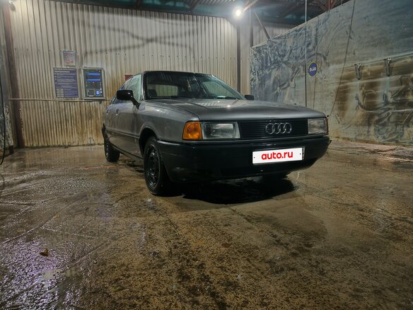 1988 Audi 80 IV (B3), серый, 180000 рублей - вид 2