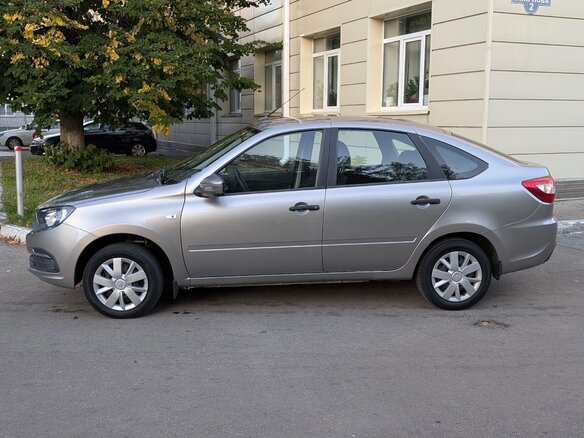 2021 Lada (ВАЗ) Granta I Рестайлинг, серый, 499000 рублей - вид 7