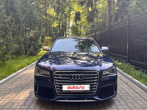 2013 Audi S8 III (D4), синий - вид 1