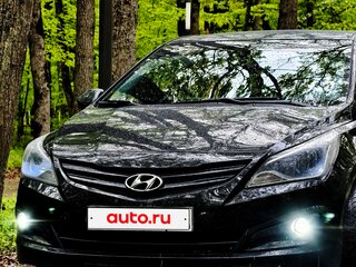 2016 Hyundai Solaris I Рестайлинг, чёрный, 1000000 рублей, вид 2