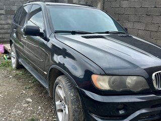 2001 BMW X5 4.4i I (E53), чёрный, 650000 рублей, вид 2
