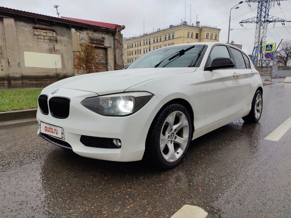 2013 BMW 1 серии 116i II (F20/F21), белый