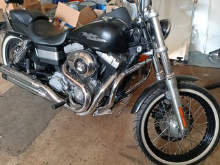 2009 Harley-Davidson Street Bob, чёрный, 1000000 рублей, вид 5