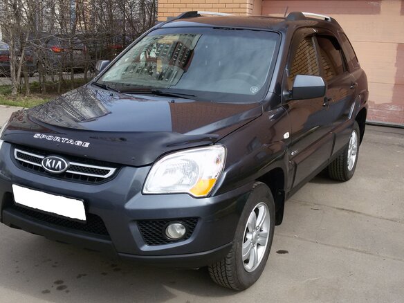 2009 Kia Sportage II Рестайлинг, серый - вид 4
