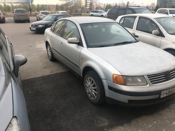 1997 Volkswagen Passat B5, серебристый