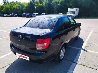 2013 Lada (ВАЗ) Granta I, чёрный, 450000 рублей, вид 4