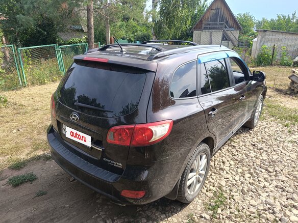 2008 Hyundai Santa Fe II, пурпурный, 1050000 рублей - вид 2