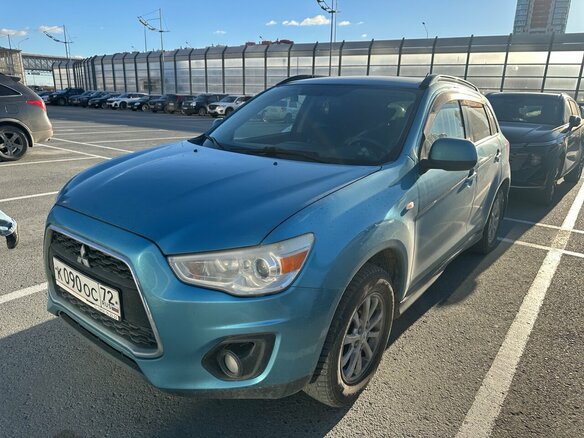 2013 Mitsubishi ASX I Рестайлинг, голубой, 1160000 рублей - вид 1