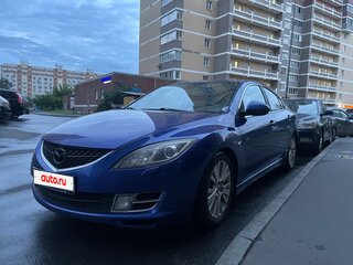 2008 Mazda 6 II (GH), синий, 800000 рублей, вид 1