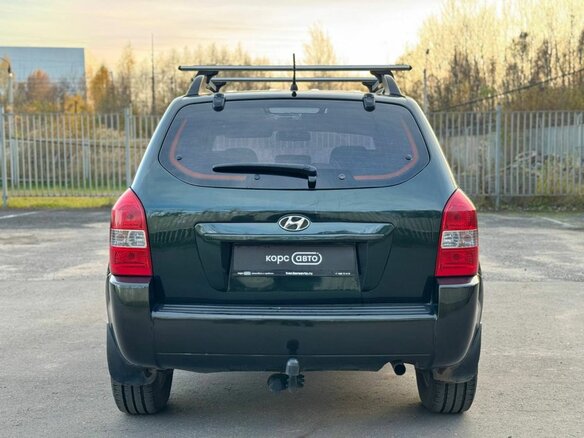 2008 Hyundai Tucson I, зелёный, 675000 рублей - вид 4