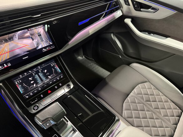 2022 Audi Q7 55 TFSI II (4M) Рестайлинг, синий, 9000000 рублей - вид 15