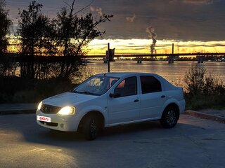 2008 Renault Logan I, белый, 295000 рублей, вид 4