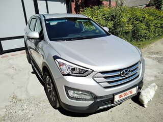2014 Hyundai Santa Fe III, серебристый, 2850000 рублей, вид 3