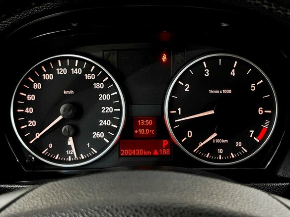 2007 BMW 3 серии 320i V (E90/E91/E92/E93), чёрный, 860000 рублей - вид 5
