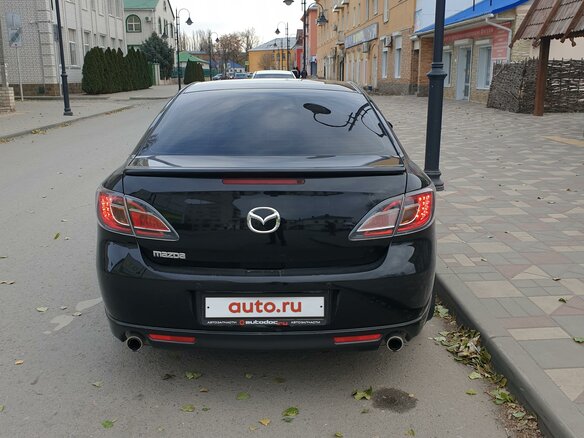 2008 Mazda 6 II (GH), чёрный, 1450000 рублей - вид 4