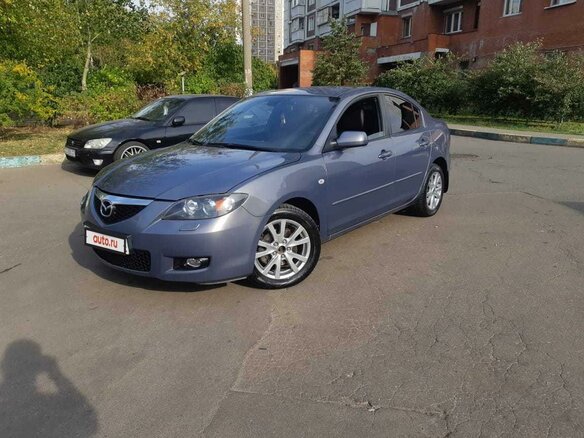 2008 Mazda 3 I (BK) Рестайлинг, серый - вид 2
